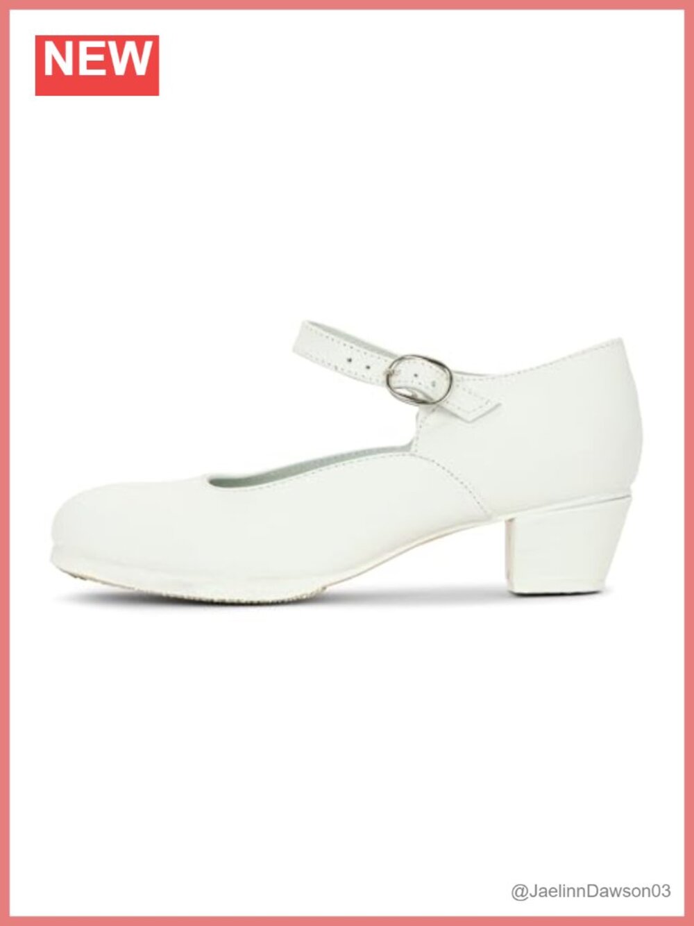 Women's Folklorico Dance Shoes Leather 5cm Heel with Nails
